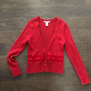 Front Tie cardigan Sweater
